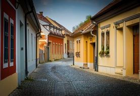 city street in Esztergom