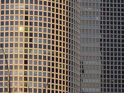 Skyscraper with many windows