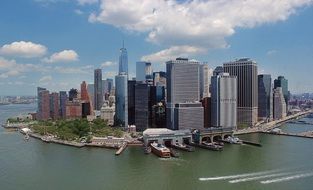 cityscape of Manhattan
