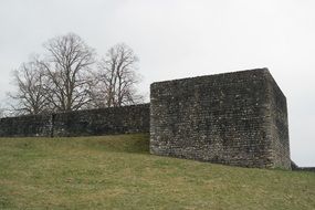 Tower of the castle in Switzerland