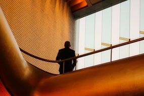 businessman in a modern office