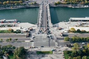 Aerial view of Bridge