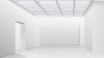 room with white walls, ceiling and floor