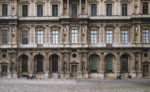 Louvre museum in Paris in France