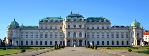 Belvedere Castle in Vienna