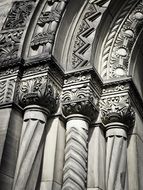 columnar church facade