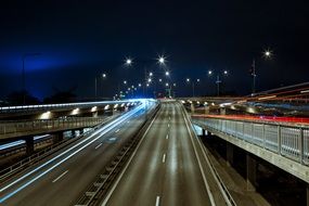 Road at night