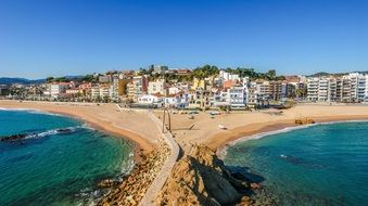 coastline in Catalonia
