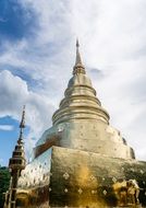 Gold temple in Thailand