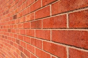 curved brick wall