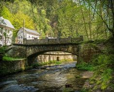 old stone bridge in Switzerland