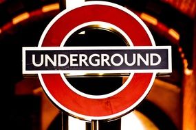 London Underground sign