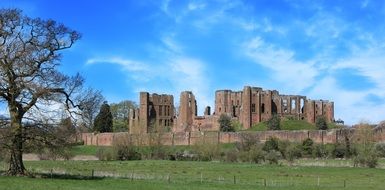 Kenilworth castle in England