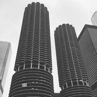 high black building constructions