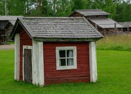 wooden houses as the traditional architecture of Finland