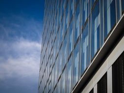 low angle shot of dusseldorf architecture