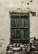 door in an abandoned house