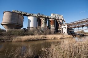 chemical factory near the river