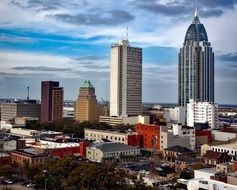 Alabama city, skyscraper
