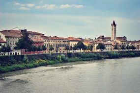 photo of urban architecture on the promenade in Verona, Italy