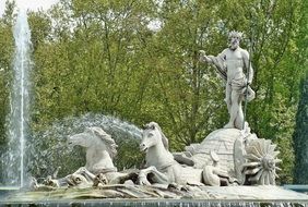 Source Of Neptune In Madrid