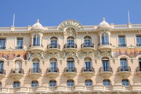 facade of a hotel in monaco