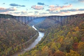 Big river over the New River Gorge