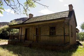 village house, usa, utah, grafton ghost town