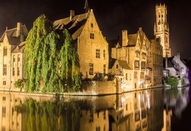 Medieval buildings in Bruges