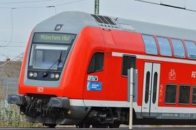 the first car of the train, germany, munich