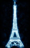 Eiffel Tower as a clipart