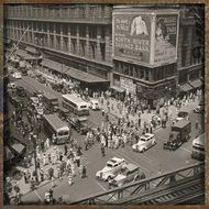 vintage photo of a street