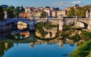 Saint Angelos Bridge in italy