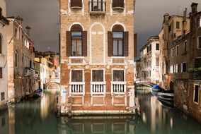 buildings on the water in Venice