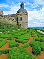 Garden in Hautefort