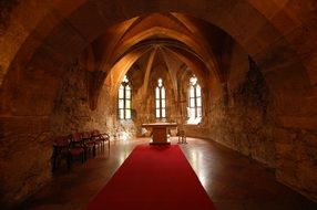 interior of the Buda Castle, Hungary