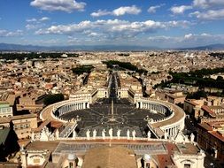 view of the vatican city