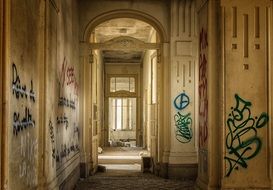 Old abandoned hotel