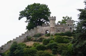 old historic castle in Warwick, England