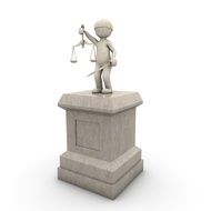 symbolism of a sculpture of fair justice