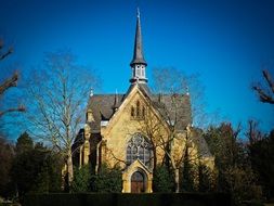 house of prayer atmosphere with the trees