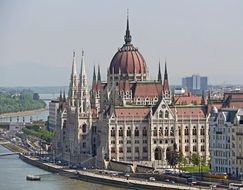 The Hungarian Parliament Building in Budapest