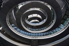 spiral staircase at City Hall in London