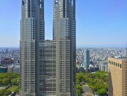 skyscapers in Tokyo city