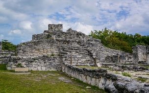 ruins against the sky