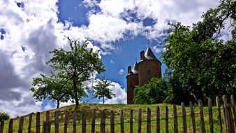 Castle on a pasture