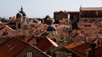 red roofs of old city, Croatia, Dubrovnik