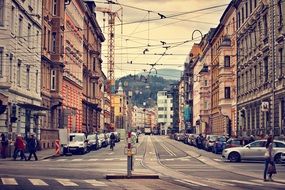 Innsbruck street Austria