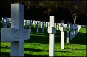Historical american war cemetery