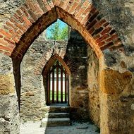 arched doorway as an element of ancient architecture